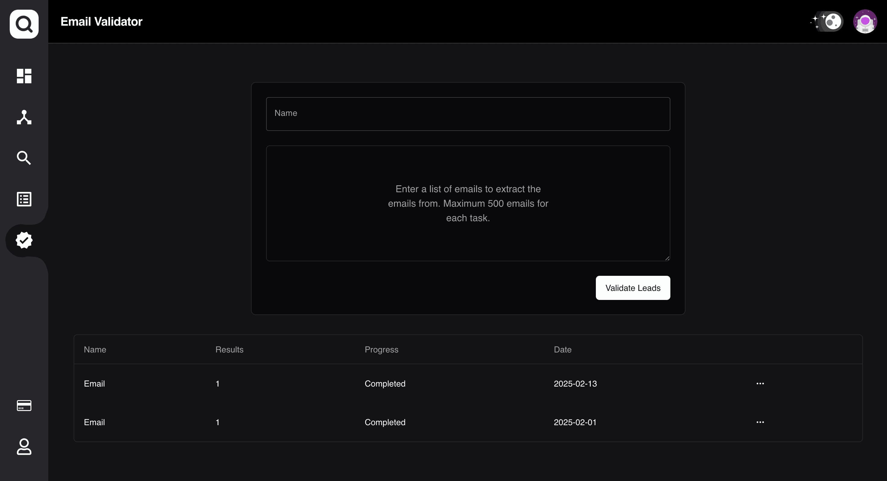 Email Validator