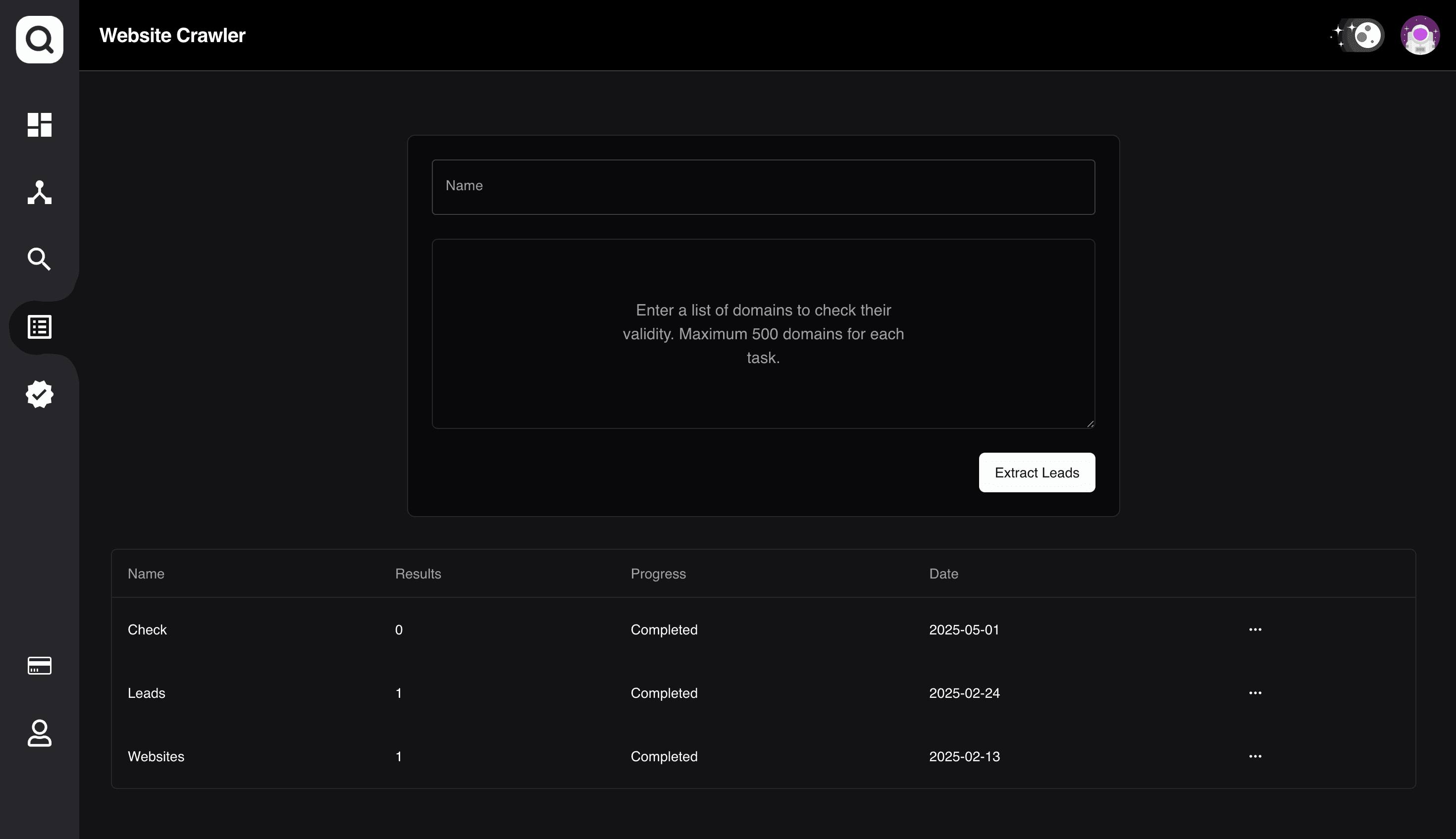 Website Crawler